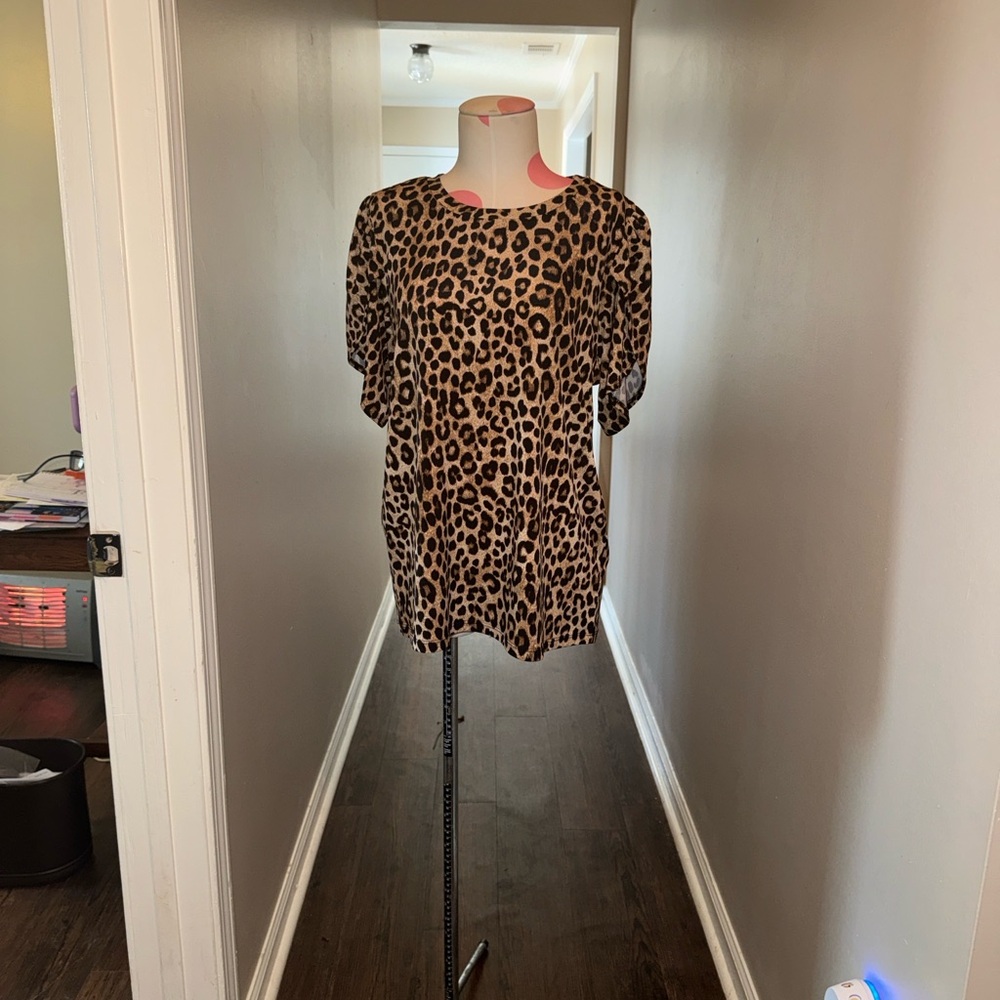 Michael Kors Animal Print Blouse